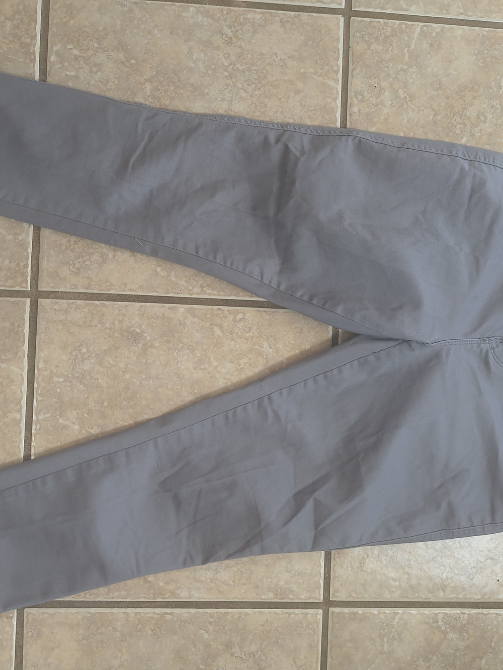 Royalty For Me Womens Slate Gray Stretch Chinos Size 4